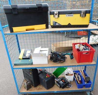 Lot 1035 - Various tools, to include a Wickes plastic...