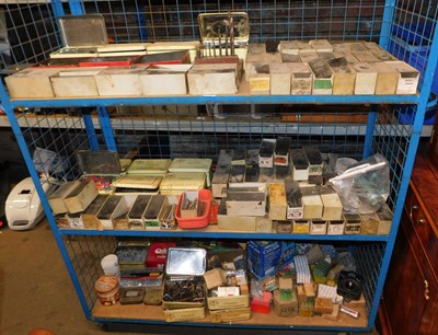 Lot 1036 - Various screws, nails, drill bits, springs,...