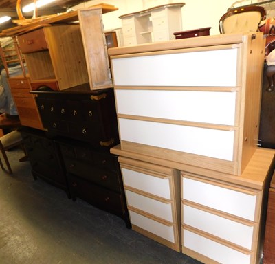 Lot 1119 - A group of furniture, to include bedroom...