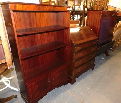 Lot 1123 - A group of furniture, comprising a mahogany...