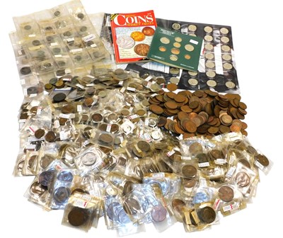 Lot 381 - British copper coinage, including two George...