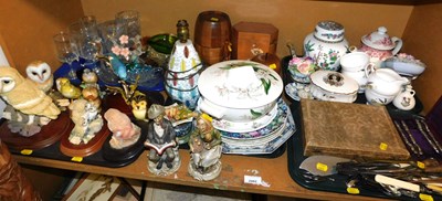 Lot 2002 - Various ceramics, to include a Coalport Indian...