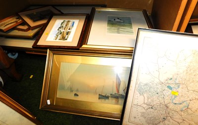 Lot 2003 - Various pictures and prints, etc., to include...