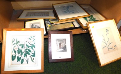 Lot 2007 - A group of botanical book plates, together...
