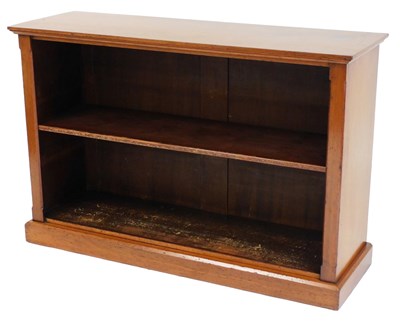 Lot 430 - A Victorian mahogany bookcase, the pediment...