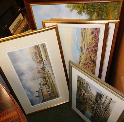 Lot 2009 - A group of pictures, to include Geoff Kersey,...