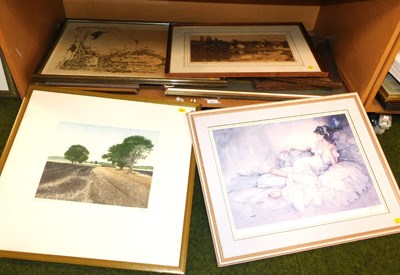 Lot 2012 - A group of pictures, to include a colour...