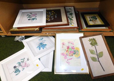 Lot 2015 - A group of botanic and other pictures, to...
