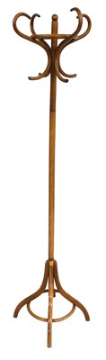 Lot 445 - An early 20thC bentwood hat and coat stand,...