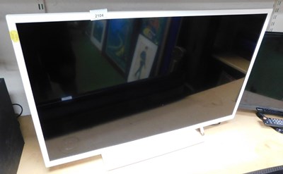 Lot 2108 - A JVC 32" television, with lead, lacking remote.