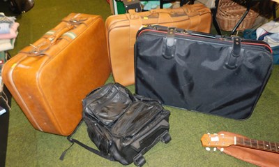 Lot 2143 - A group of suitcases.