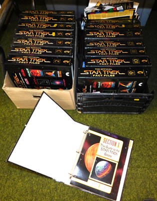 Lot 2144 - Various official Star Trek Fact Files, numbers...
