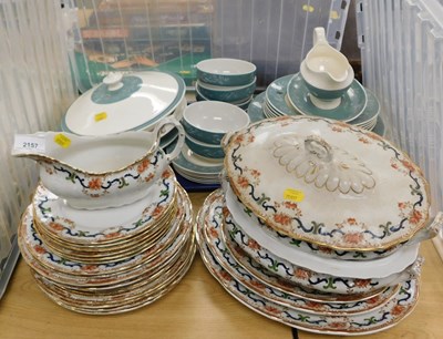 Lot 2157 - A Royal Doulton Cascade pattern part dinner...