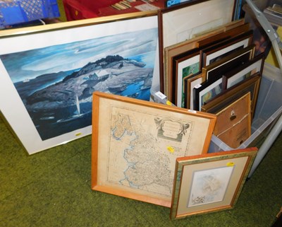 Lot 2165 - Various pictures, prints, etc., to include...
