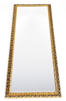 Lot 2240 - A gilt framed rectangular wall mirror, with...
