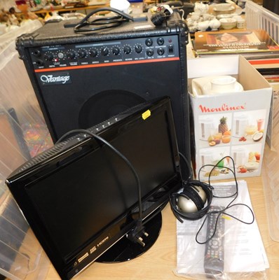 Lot 2189 - A Vantage amp, together with a 16" computer...