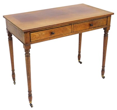 Lot 483 - A George IV mahogany side table, with two...