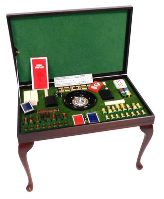 Lot 490 - A Games Compendium, including chess pieces,...