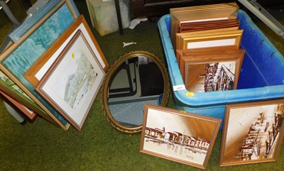 Lot 2227 - Various pictures and prints, etc., to include...