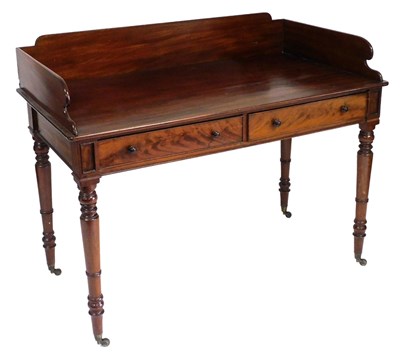 Lot 507 - An early Victorian mahogany writing table,...