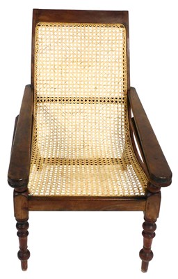 Lot 714 - A late 19thC Indian hardwood and cane...