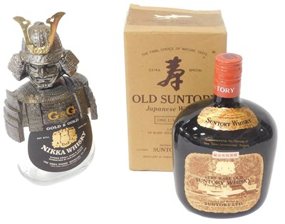 Lot 211 - A bottle of Old Suntory Japanese whisky, 1 US...