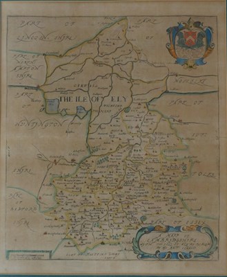 Lot 148 - After Richard Blome. A map of Cambridgeshire...