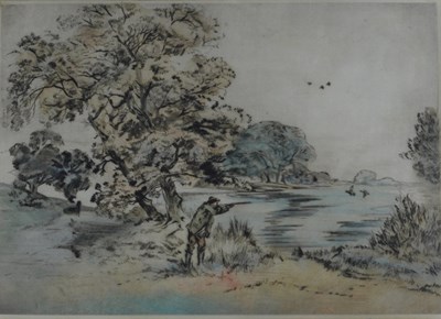 Lot 150 - Henry Wilkinson (1921-2011). Duck Shooting,...