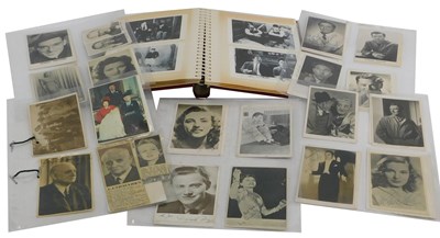 Lot 199 - A group of postcards relating to film stars,...