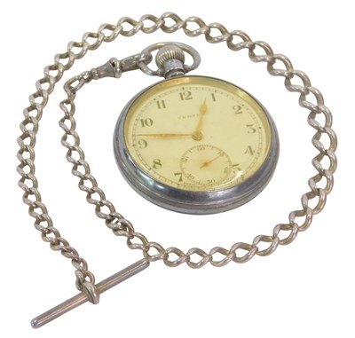 Lot 293 - A 20thC Vertex silver cased pocket watch, with...