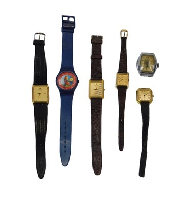 Lot 128 - A group of wristwatches, comprising a Seiko...