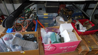 Lot 1100 - Hand tools, including hand saws, electrical...