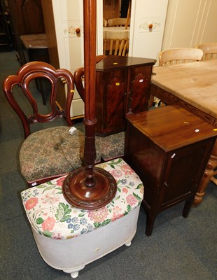 Lot 1043 - A group of furniture, including two cloud back...