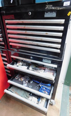 Lot 1063 - A Halford's industrial tool storing box, with...