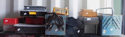 Lot 1066 - A quantity of tool boxes and tools, and...