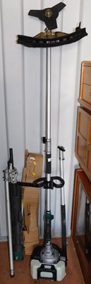 Lot 1072 - A Parkside petrol strimmer, and accessories.