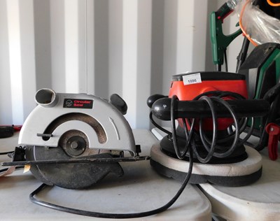 Lot 1086 - A Clarke buffer, and a circular saw. (2)...