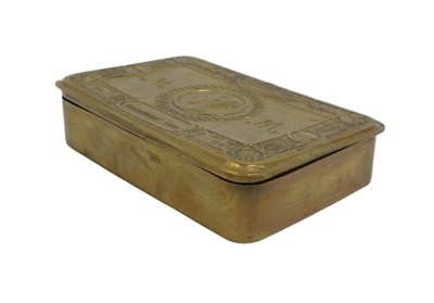 Lot 267 - A World War I Princess Mary 1914 brass...