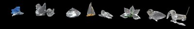 Lot 323 - A group of Swarovski crystal animals, etc., to...