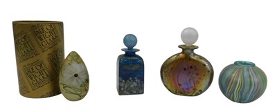 Lot 332 - A group of Isle of Wight iridescent glass,...