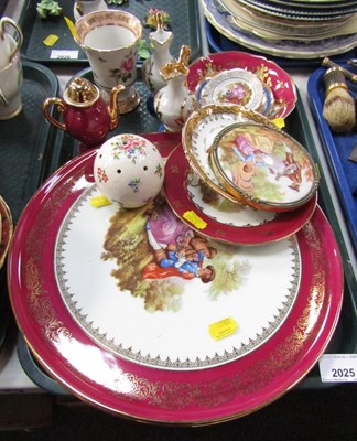 Lot 2025 - Ceramics, a selection of Limoges including...