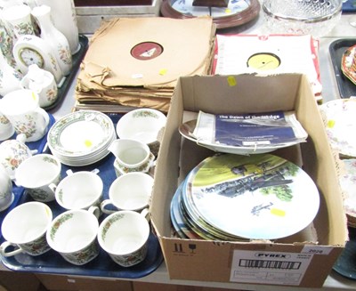 Lot 2028 - Ceramics and records, ceramics to include a...