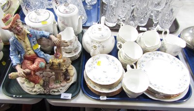 Lot 2037 - Ceramics, in the form of teawares, and a...