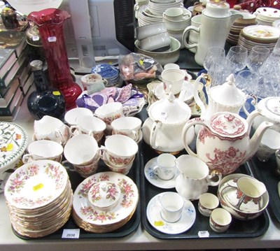 Lot 2038 - Ceramics and glassware, ceramics including...