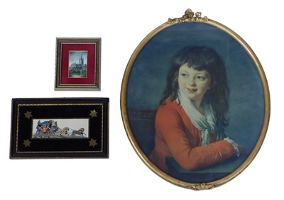Lot 170 - After Elizabeth Vigee le Brun. The Boy in Red,...