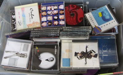 Lot 2010 - A box containing a quantity of CDs, Andy...