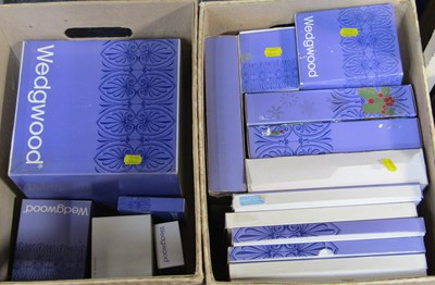 Lot 2011 - Two boxes containing empty Wedgwood boxes.