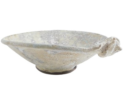 Lot 247 - A Studio pottery bowl, with lava type glaze,...