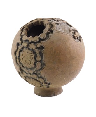 Lot 248 - A Studio pottery vase, of globular form with...