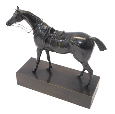 Lot 377 - Manner of John Willis-Good. Saddled horse,...
